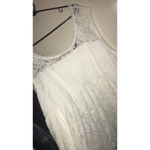 White lace blouse